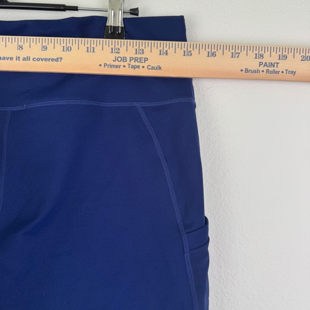 Fabletics Powerhold Leggings Womens XL Blue Excellent Mesh Pocket Athleisure - Picture 5 of 8